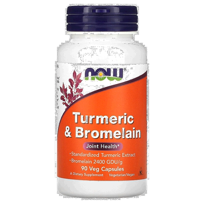 香港直发Now诺奥姜黄菠萝蛋白酶素食胶囊90粒