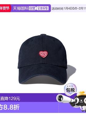 韩国直邮AECA 男士帽子AWCMSSBEACAOV001C0BA AECA LOVE CAP-BLAC