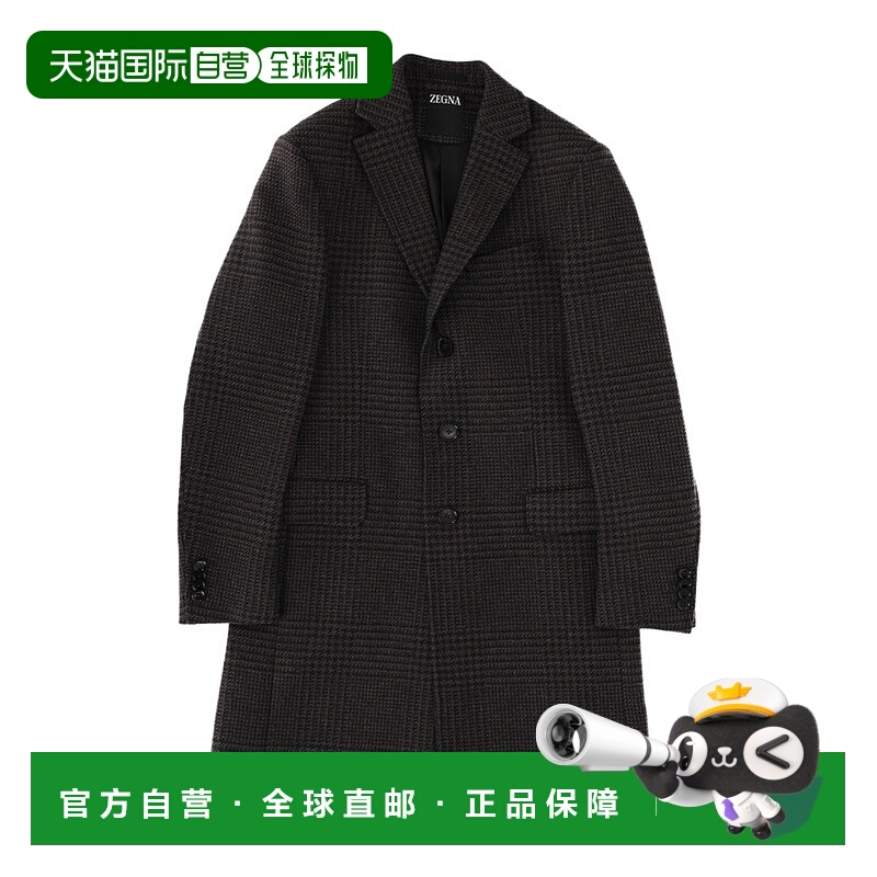 香港直邮Zegna 翻领大衣 297705A24GJ3G029770杰尼亚外套男装西装