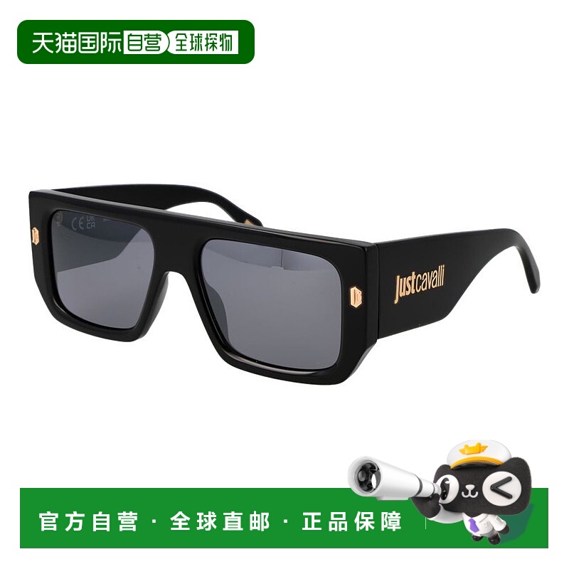 自营Just Cavalli Cellulose Acetate Sunglasses - black 美国奥