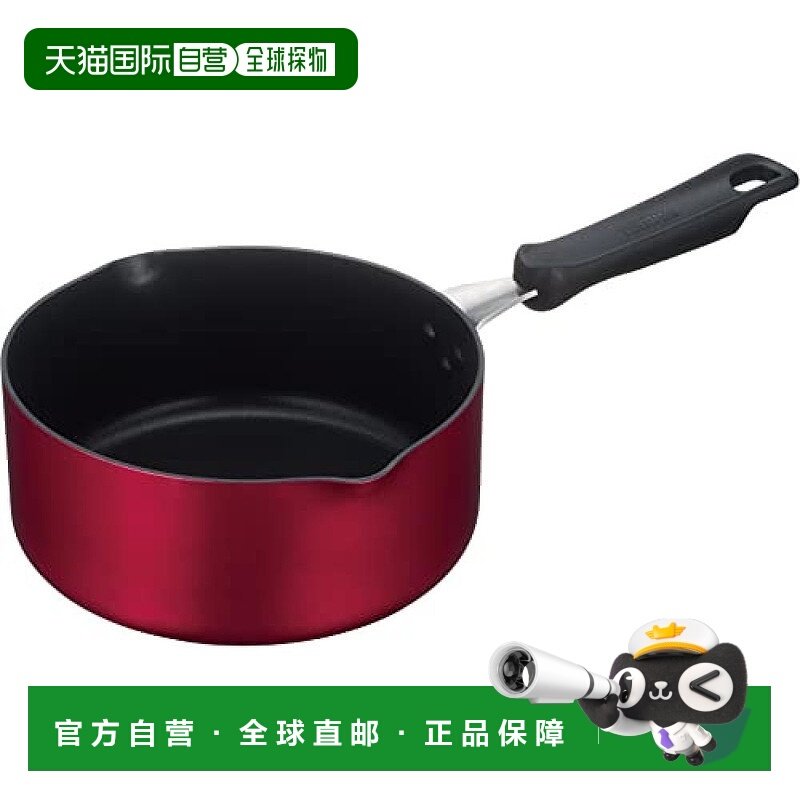 【日本直邮】Thermos膳魔师 Durable系列单柄锅 18cm 红色 KNA-01