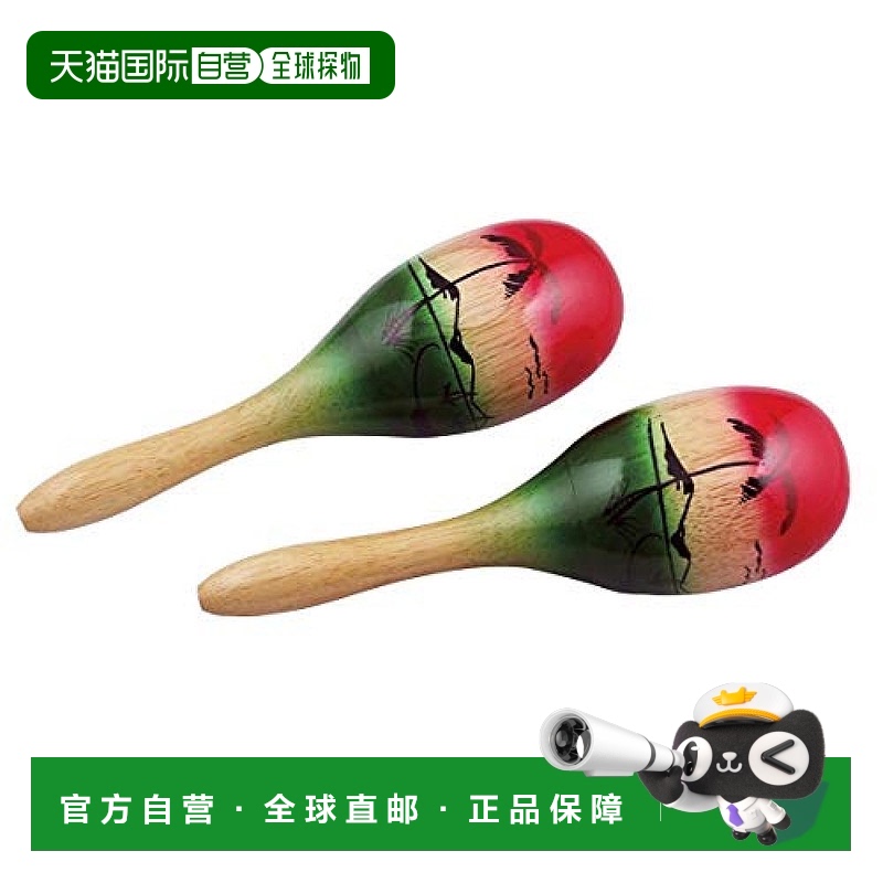【日本直邮】Pearl珍珠小型沙槌优质选材环保精细打磨三种颜色M 6