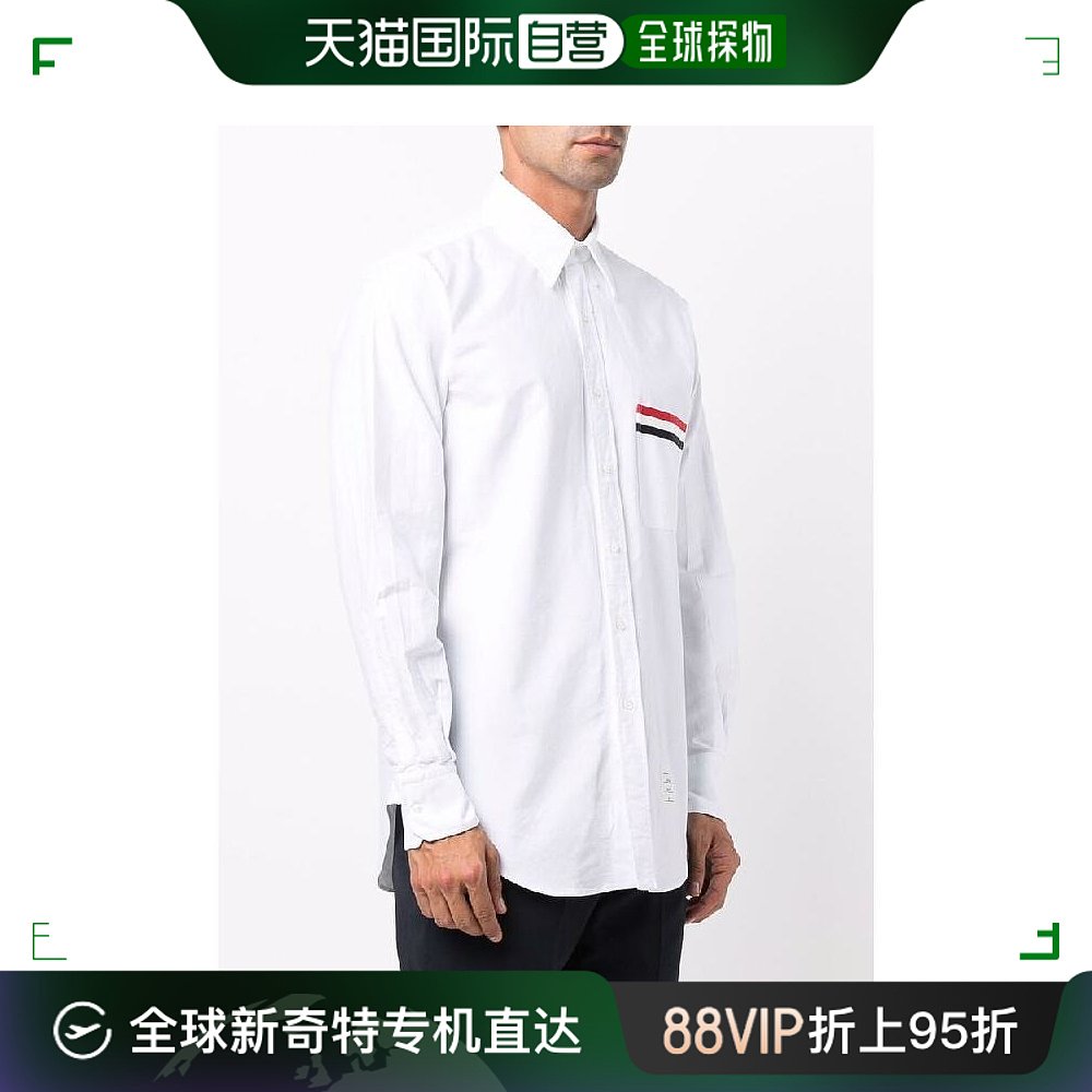 香港直邮THOM BROWNE/汤姆布朗 白色男士衬衫 MWL288A06177100 男装 衬衫 原图主图