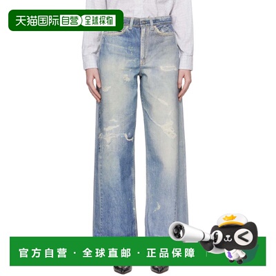 1h可退 香港直邮Our Legacy 女士 蓝色 Full Cut 牛仔裤 W4205TDD