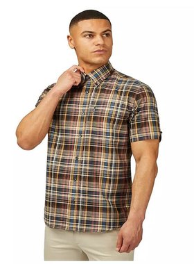 美国直邮Ben Sherman男士衬衫短袖直筒型 时尚舒适百搭男装上装