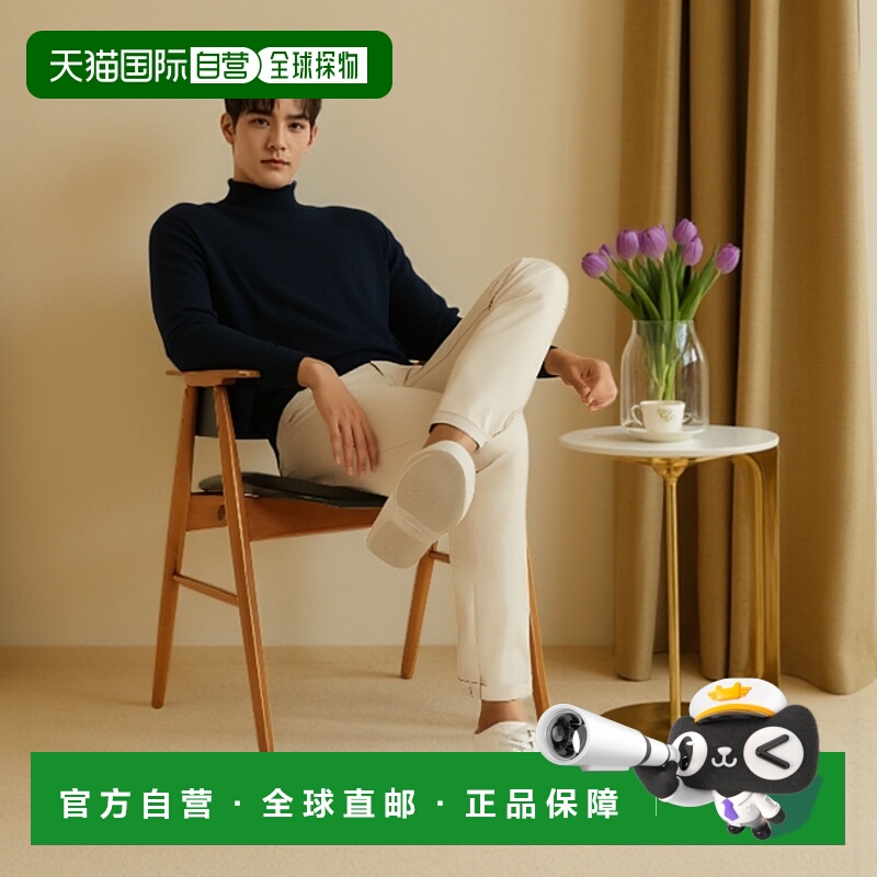 1h可退 香港直邮Saint Laurent 圣罗兰 男士 羊毛羊绒套头衫针织