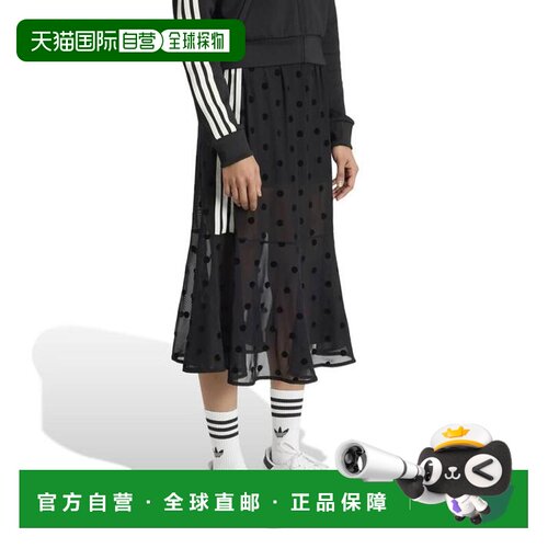 日本直邮女士阿迪达斯W SKIRT短裙波点裙A字裙KV1176