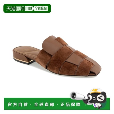 自营Kenneth Cole New York  Faina Leather Flat - brown leathe