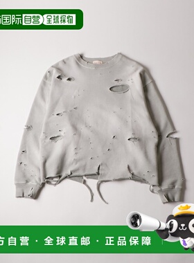 日本直邮WHO'S WHO gallery 男士 做旧风格连帽卫衣 WWZ2061106A0