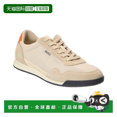 自营Hugo Boss Titanium Suede Sneaker - beige 美国奥莱直发