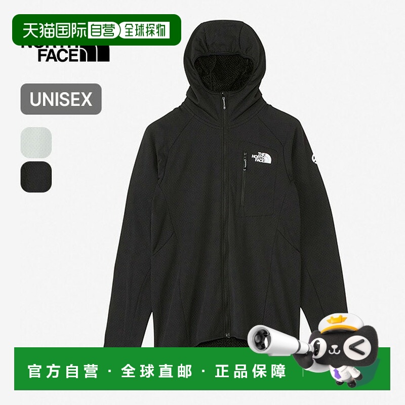 日本直邮北面Expedition Grid抓绒全拉链连帽衫 男女同款NL72322