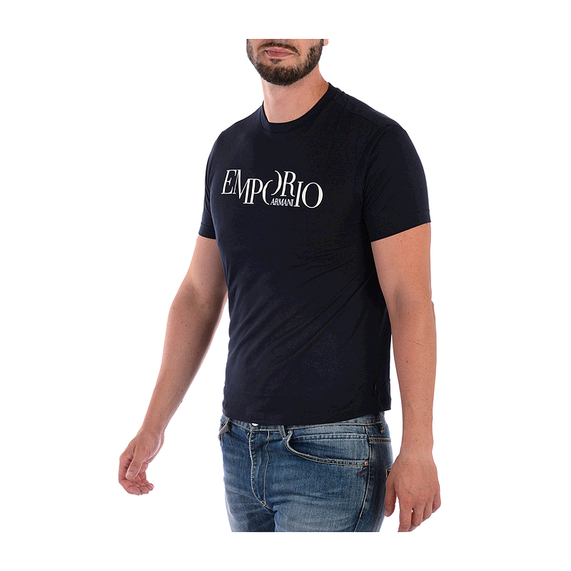 1h可退 香港直邮EMPORIO ARMANI 男士T恤 6Z1TA61JPZZBLUE短袖