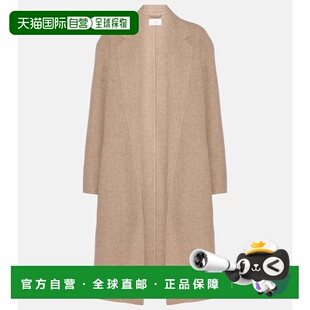 1h可退 香港直邮潮奢 The Row 女士 Fedra 羊绒棉质大衣 beige米