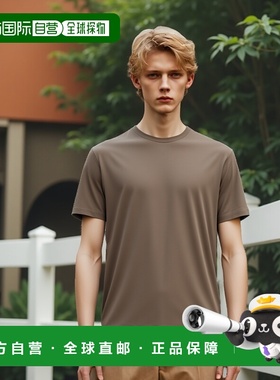香港直邮HERNO 男士T恤 JG000166U520052600 SS2025 棕色 圆领短T