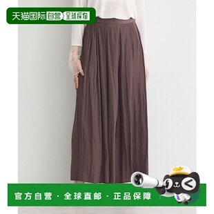 1h可退 日本直邮earth music&ecology 女装 高质感垂坠感 华丽缎