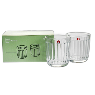 日本直邮iittala 伊塔拉拉米 平底玻璃杯 透明 一对 260ml