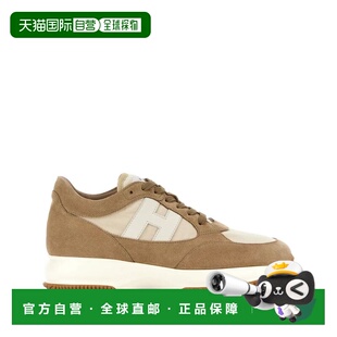 1h可退 香港直邮Hogan 男士 HOGAN INTERACTIVE 绒面革布织运动鞋