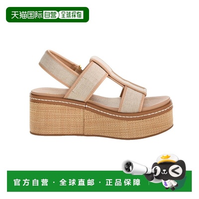 自营chinese laundry米色女式厚底凉鞋 美国奥莱直发