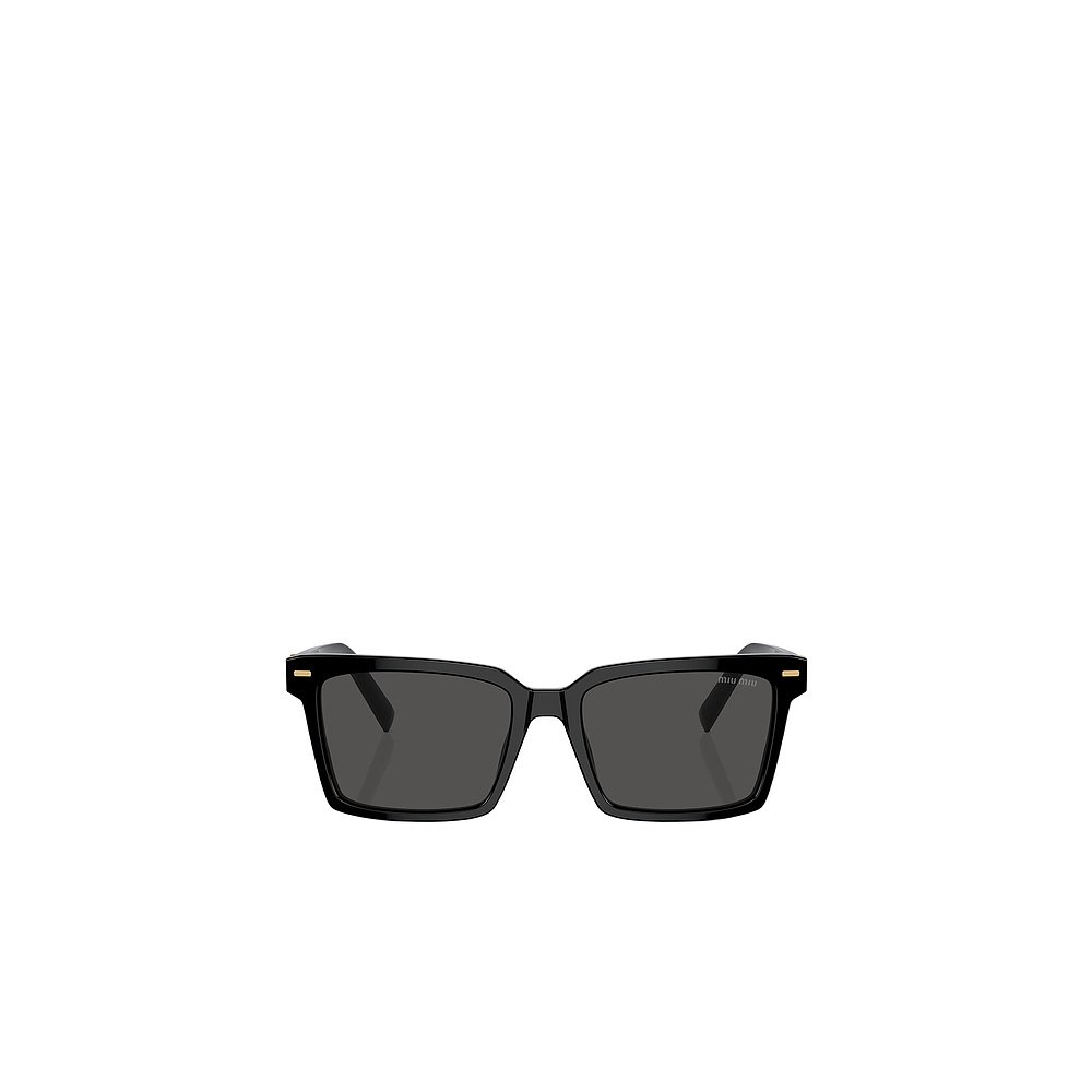 MIU MIU 女士眼镜 MU13ZS16K5S0 AW2024 黑色 徽标太阳镜