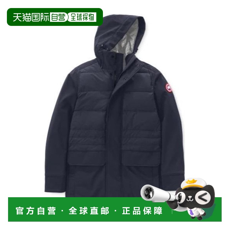 香港直邮Canada Goose 徽标连帽羽绒服 2215M67高端流行 休闲时尚