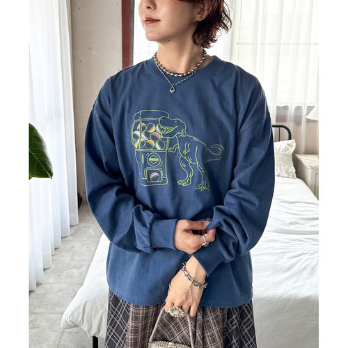 日本直邮DOUBLE NAME 女士 恐龙胶囊玩具主题刺绣【付后1h可退】
