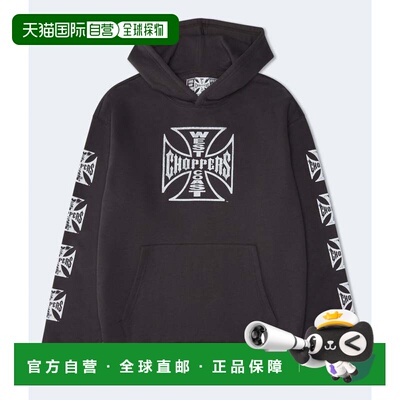 自营Aeropostale West Coast Choppers Pullover Hoodie - black