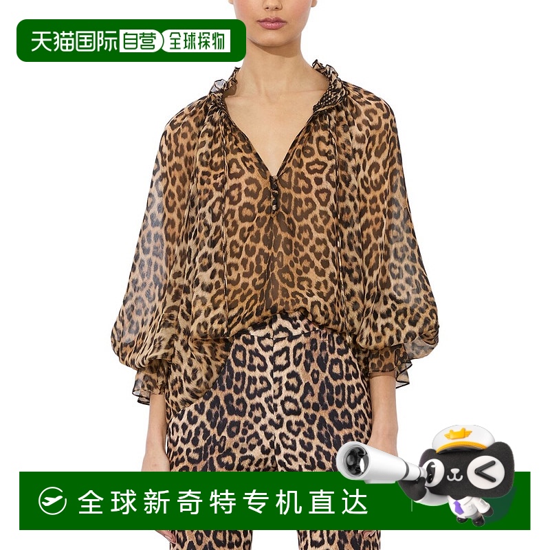 自营 alice + olivia爱丽丝+奥利维亚诺拉丝绸衬衫-多件 美国奥莱