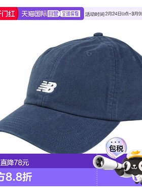 日本直邮New Balance 6 面板经典帽 58cm LAH51004NNY 帽子 深蓝