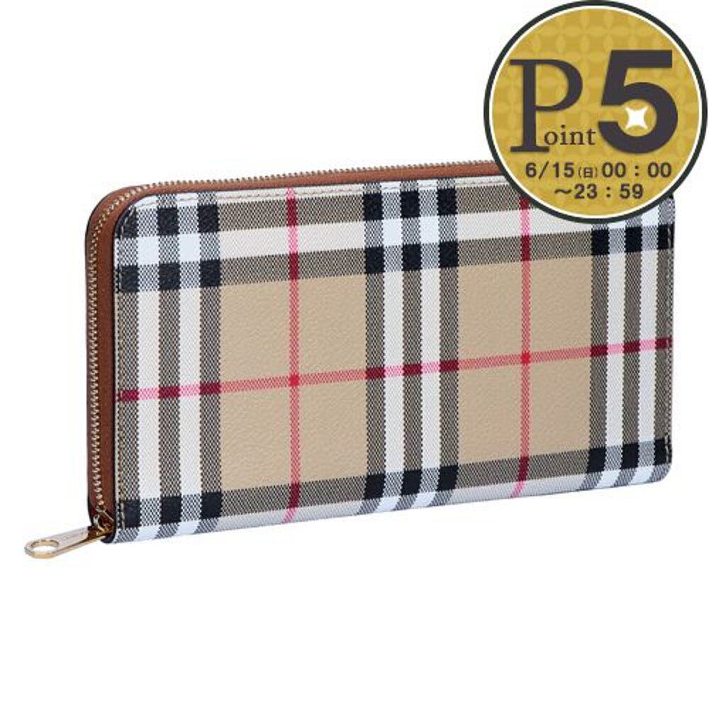 日本直邮Burberry 长款钱包 8094438 A9534 ARCHIVE 米色 - 实物图