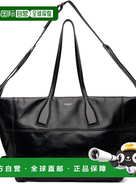 1h可退 香港直邮潮奢 Balmain 巴尔曼 男士 黑色 Track Zips Calf