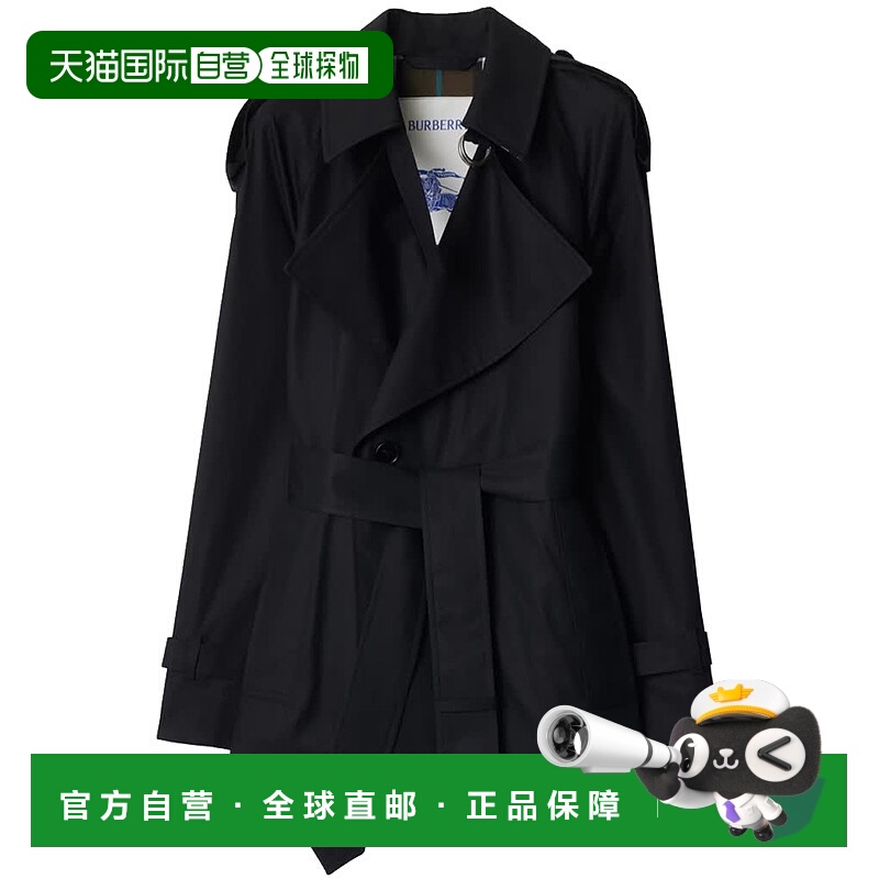 1h可退 香港直邮BURBERRY 女士大衣 8095507A1189 黑色 Burberry