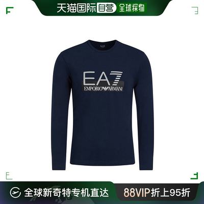 香港直邮EMPORIO ARMANI 男海军蓝色男士T恤 6GPT64-PJ03Z-1554