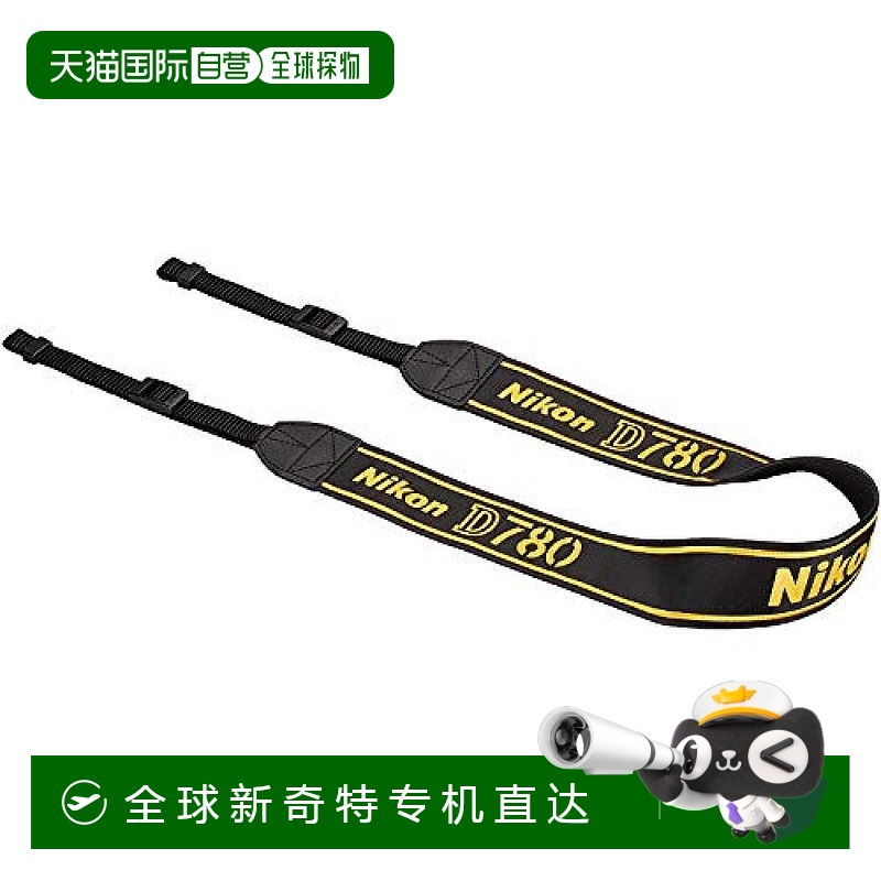 NIKON尼康颈带适于单镜头反光相机D780徽标黑色ANDC21背带