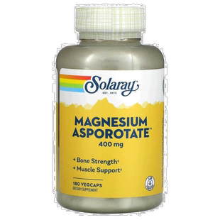 香港直发Solaray天冬氨酸镁素食胶囊保护心脏180粒