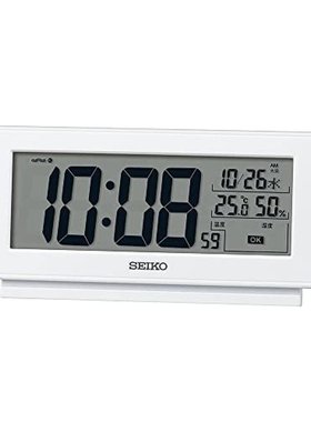 Seiko Clock 精工时钟 闹钟 摆钟 数字 雷达 白珍珠