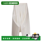 white白色 1h可退 舒适 高腰半身裙 4144386 香港直邮KHAITE 女士