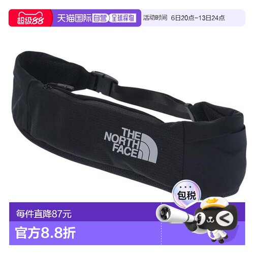 日本直邮THE NORTH FACE 跑步腰带 佩斯腰带LT NM62382 K 运动腰
