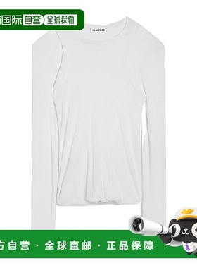 香港直邮Jil Sander 圆领T恤 女装长袖针织衫上衣J02NH0012J20249