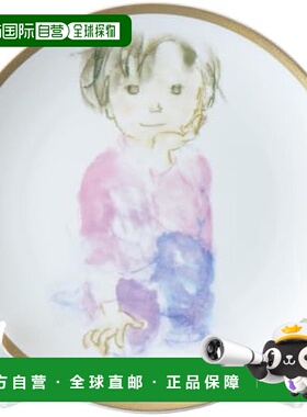 【日本直邮】鸣海2025年纪念盘 少年图 52539-21325盘子套装骨瓷