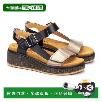 自营Pikolinos Alzira W9D-1527C1 Sandals Womens Black Leather