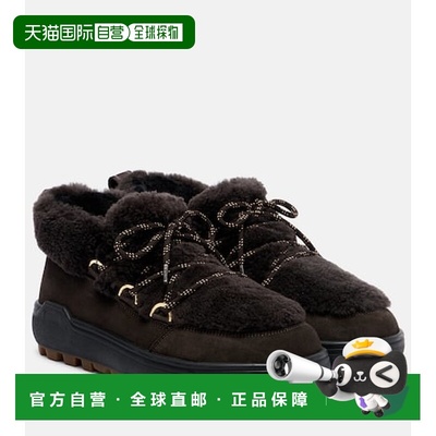 1h可退 香港直邮潮奢 bogner 博格纳 女士 Chamonix 皮毛饰边绒面