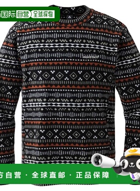 日潮跑腿Montbell蒙贝欧 CLIMAPLUS 100 男款印花轻薄运动衫卫衣