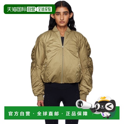 1h可退 香港直邮潮奢 On 女士 卡其色飞行员夹克 Nutmeg brown棕