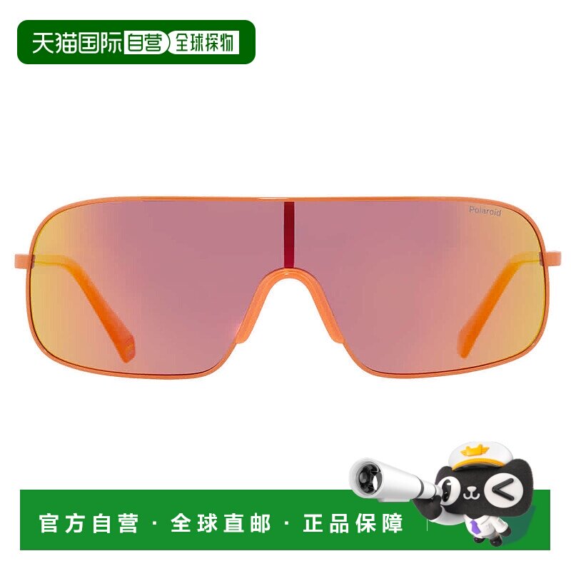 自营Polaroid Polarized Red Multilayer Round Unisex 美国奥莱