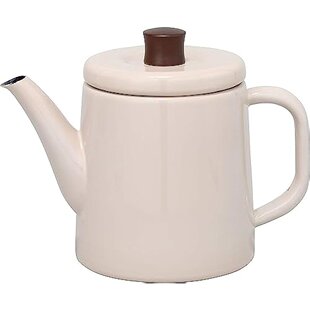 【日本直邮】野田珐琅 搪瓷水壶1.5L 米色 日本制PTR-1.5K BE