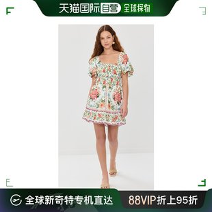 Garden 女士 Bloom RIO 米白短袖 香港直邮潮奢 迷你连衣裙 FARM