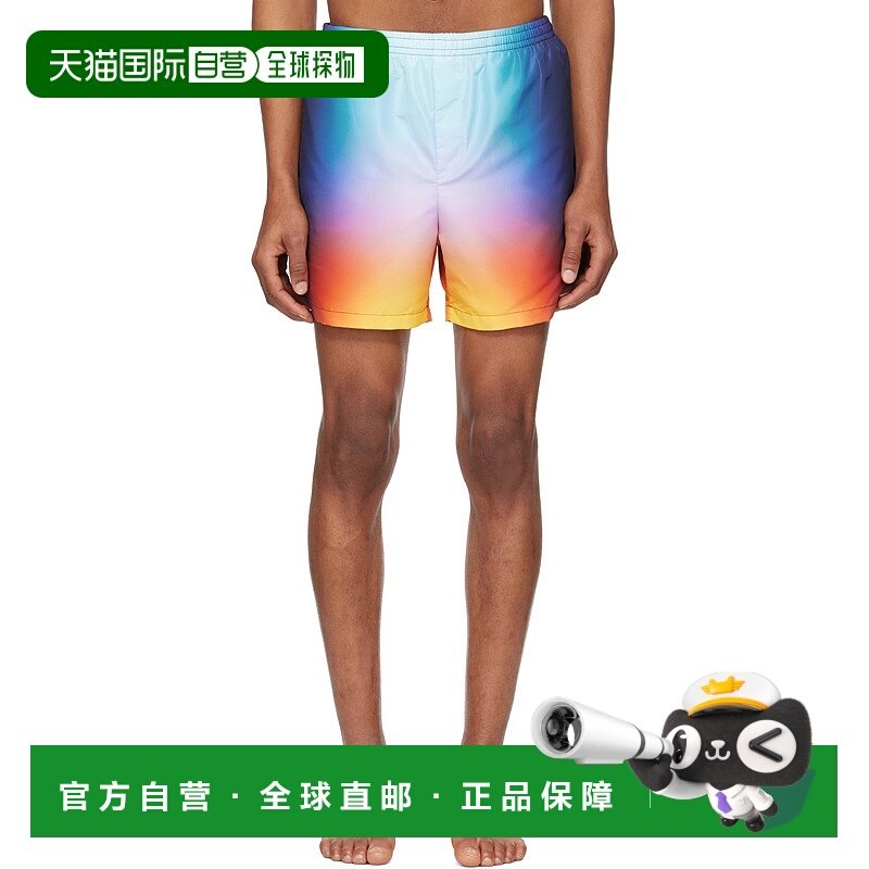 1h可退 香港直邮潮奢 Casablanca 男士 多色扎染泳裤 MS25TR03201