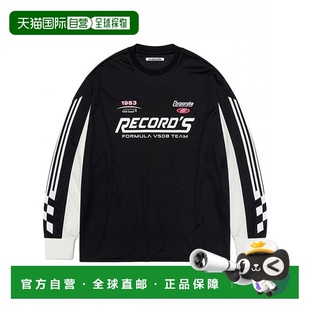JERSEY 韩国直邮VIVASTUDIO BLACK T恤RACING TEE P000 男士