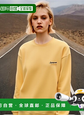 韩国直邮COVERNAT 卫衣CO2303CR04YL公用FLEECED MULTI LOGO SWEA