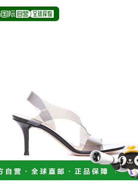 自营Gianvito Rossi Rubber Stiletto Heel Women's Sandals - bl